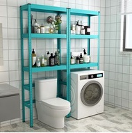 碳鋼制-洗衣機馬桶置物架(多尺寸) -廁所落地滾筒上方架子浴室廁所洗手間多層收納(T4732)