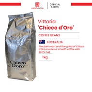 Vittoria 'Chicco d'Oro' Coffee Beans (1kg Pack) Roasted Grind Coffee 研磨咖啡