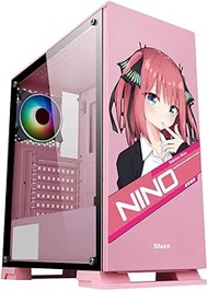 Anime Stickers for PC Case,Cartoon Decor Decals for Computer Chassis Skin,ATX Mid Case Decorative St