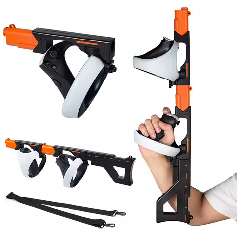 For PSVR2 Gun Stock VR Controller Case Pistol Grip Enhanced FPS Gaming Experience Shooting Gun Handl