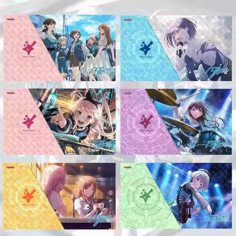 Cardfight!! Vanguard Card Grid Series 600x350mm Playmat BanG Dream Theme MyGO Single Player Battle R