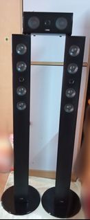 Canton 座地喇叭CD 190T 一對+中置喇叭CD 140