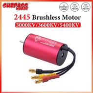 SURPASS HOBBY 2445 3000KV 3600KV 5400KV Waterproof Brushless Motor For 1/16 1/18 RC Buggy Off-road M