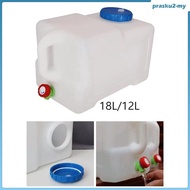 [PraskuafMY] Water Container Drink Dispenser Water Bucket Water Carrier Camping Water Storage Jug for RV Picnics Self Driving Cars