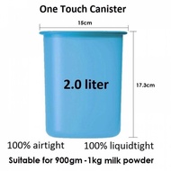 TUPPERWARE ONE TOUCH CANISTER (1)  2L