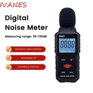 IVANES Decibelimeter, 30~130dB Digital Noise Meter, Mini 0.1 dB Environment Handheld dB Meter Sound 