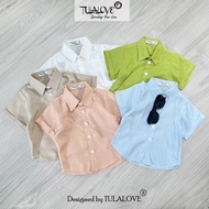 Tulalove Super Cute Monochrome Boy's Shirt, Boy's Shirt Boy Shirt Kids