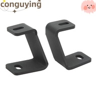 CONGUYING Hood Light Mount Bracket, Rigid Black A Pillar Light Bracket, Durable Adjustable CNC Alumi