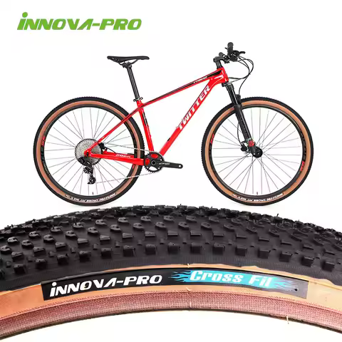 INNOVA Bicycle Tire 16/26/27.5/29/700*25C Mountain Bike Road Bike Puncture-proof Tyre 35-65PSI Foldi