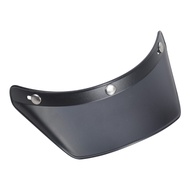 breezy Bubble Visor 3-Snap Design Open Face Helmet Visor