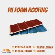 G35 G30 G28 G27 G26 KONG HONG PU FOAM ROOFING ZINC/ ZINK KILANG/ ZINK BESI/ ATAP -  3 FT