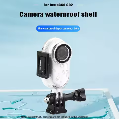 GO 2 Transparent Waterproof Shell 30M Diving Protection Frame Case For Insta 360 Go2 Underwater Divi