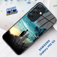 Softcase Glass Kaca SAMSUNG M15 (5G) - Case Handphone SAMSUNG M15 (5G) [T38]