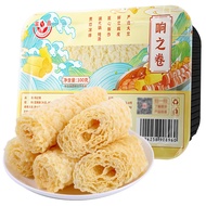 富昌腐竹黄豆制品干货豆油皮 响铃卷 素肉炒菜 响铃卷（响之铃）100g*3