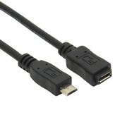 cablecc 5ft Full Pin Connected Micro USB 2.0 Type 5Pin Male to Female Cable for Tablet & Phone & OTG