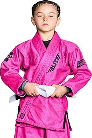 Kids BJJ GI, Youth IBJJF Children’s Brazilian Jiujitsu Gi kimono W/Preshrunk Fabric & Free Belt