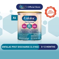 [Bundle of 6] Enfalac Post Discharge (0-12Mths) Infant Formula Milk Powder (385g x 6)