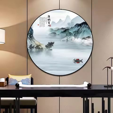 Needlework,DIY Retro Landscape painting Cross stitch,Sets For Embroidery kit New Chinese Style Heina