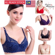 KL READY STOCK WIRED Ladies Lace bra size 34-40 sesuai Cup B C ada BESI Support-A14