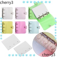 CHERRY Rings Binder Portable Creative 3-hole File Folder Stationery Loose-leaf Refill