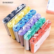 5 ROLLS 75 PLASTIC BAGS TRASH BAGS KITCHEN USE FLAT MOUTH TEAR AWAY BAGS Domestic Cleaning Tools