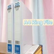 A4 Ring File 2D Ring File 40mm Capacity PVC Ring File | East File | 2D Ring File| Fail Cincin PVC | 