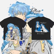 Yung Kai - Blue x Frieren Beyond Journey's End - Music Fans Print shirts Cotton Unisex T-shirts