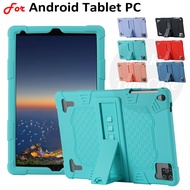 For New Tablet PC Android 12 11 10 11.2 10.9 10.5 10.4 10.1 9.7 inch Universal (25*16cm) Shockproof Soft Silicon Cover Stand Case Tab P20 Casing Shell