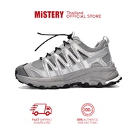 MISTERY รองเท้าผ้าใบส้นสูง รองเท้าวิ่ง รุ่น LIGHTNING สีเทา（MIS-859） dhv