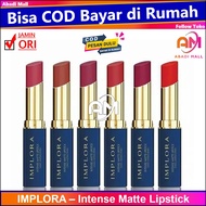 Implora Lipstick Intense Matte Lipstik Padat Yang Matte & Metalik Saat Digunakan Dan Tahan Lama Deng