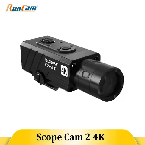 RunCam Scope Cam 2 4K Airsoft Camera Digital Zoom Customized Crosshairs IP64 Paintball WaterProof AP