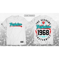 Triskelion fratshirt frat shirt white full sublimation Tau Gamma Phi 1968 TGP Triskelion 55 Annivers