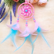 Pastel Colour Dreamcatcher (Pink Blue)