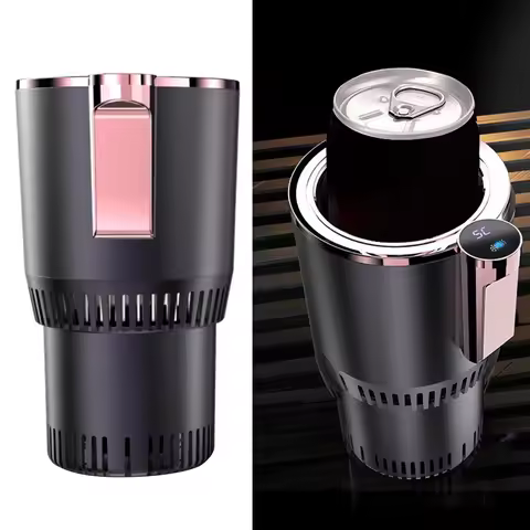Car Heating Cooling Cup Mug Fridge Keep Beverage Drinks Warmer Cooler Mini Refrigerator Portable Fre
