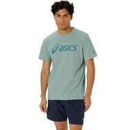 ASICS :  GRAPHIC TEE MEN TRAINING ผู้ชาย เสื้อคอกลม ของแท้  LIGHT CELADON