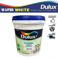 [100% ORIGINAL] ICI DULUX 18L PENTALITE- 1501 (WHITE) - 18 LITER DULUX PENTALITE -18L DULUX PENTALITE -INTERIOR MATT