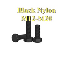 Black Nylon Allen Screw Plastic Screw Insulated Hex Head Screw Plastic Bolt Screw M12/M14/M16/M18/M2
