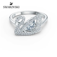 Swarovski Pulsatile Heart Swan Ring Female Flexible Swan Closed Ring. YVHR