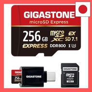 GIGASTONE microSD Express microSD card, 256GB, SD7.1, specifically designed for Switch 2, with a max