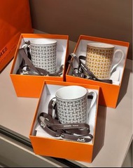 HERMES Mosaique au 24 gold mug ' hermes 茶杯，Hermes馬克杯子