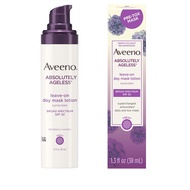 Aveeno Absolutely Ageless Leave-on Day Mask Face Lotion with SPF 30 Sunscreen, Blackberry Complex & 