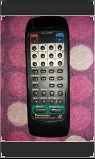 原裝 Panasonic MULTI LASER DISC PLAYER TV Remote Control 電視遙控器
