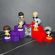 BTS TinyTAN (Tiny Tan) Figurine Display Stand Display Box MCD Mcdonald's Happy meal set 7Slot Collec