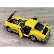 CMC 1: 18 Ferrari 275 GTB/C Yellow Alloy Car Model