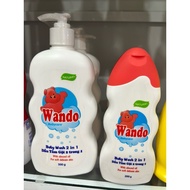 WANDO 2IN1 CHILDREN'S SHOWER SHAMPOO 200G, 500G.Mc