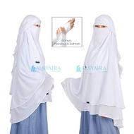 Alsyahra Exclusive Premium Chiffon Butterfly Walimamah Niqab Khimar Set