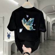 Brand New Version tcodins Style Summer Ha20262025European American Top Trendy Short-Sleeved Men's Sh