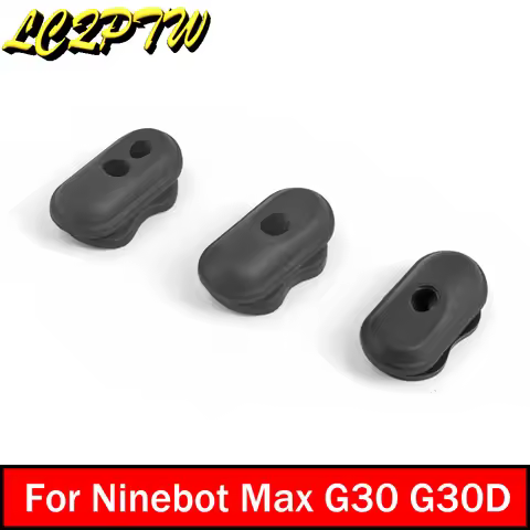 3pcs Electric Scooter Dust Plug Rubber Black For Segway Ninebot Max G30 G30D Waterproof Sealed Silic