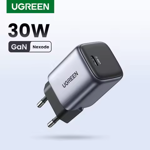 UGREEN GaN 30W Fast Charger for iPhone 17 16 15 Pro PD3.0 Charger for iPad Pro Tablet Samsung Xiaomi