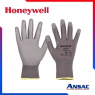 Honeywell General Handling Glove-PU First Grey - Comfort/ Hygiene/ Tear Resistance/ Breathability, Model: 2100250